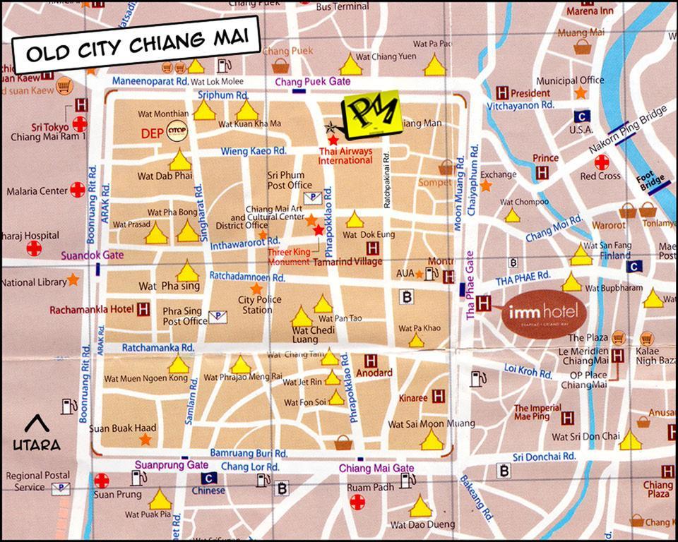 Pm Guesthouse Chiang Mai Luaran gambar